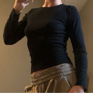 wild fable black long sleeve tee